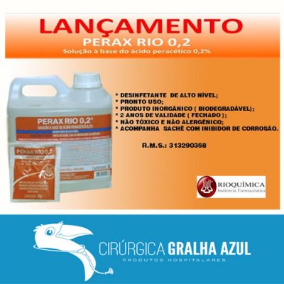 Ácido Peracético 0,2% - Perax Rio